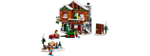 Stimme dich auf die Feiertage ein mit der neuen LEGO® Alpine Lodge!