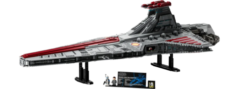 Baue ein riesiges LEGO® Star Wars™ Venator-Class Republic Attack Cruiser und erhalte ein Geschenk beim Kauf!