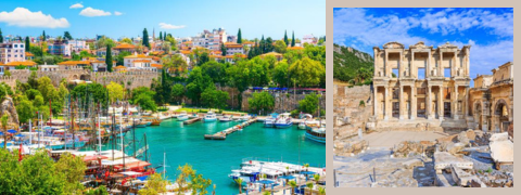 Begib dich auf eine malerische Reise entlang der türkischen Riviera und der Ägäisküste, ab 349 € pro Person