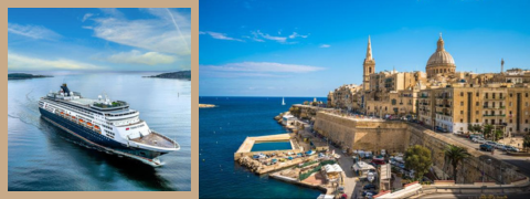 Kreuzfahrt / Malta & Griechenland:  Preluna Hotel & Spa **** , VASCO DA GAMA und Hotel Arion ***, ab 1699€ pro Person