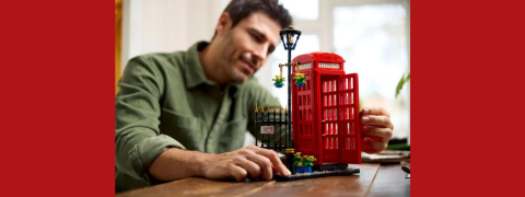 Sichere dir das legendäre Lego® Ideas Rote Londoner Telefonzellen-Set