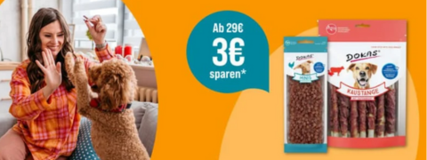 ZooRoyal: 3€ Preisvorteil auf den idealen Hunde-Snack!